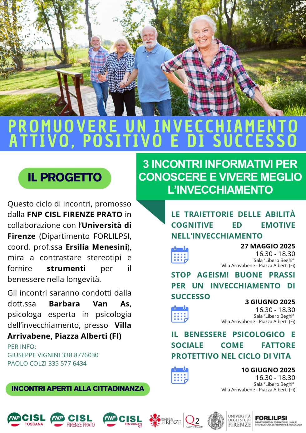 PROMUOVERE UN'INVECCHIAMENTO ATTIVO, POSITIVO E DI SUCCESSO