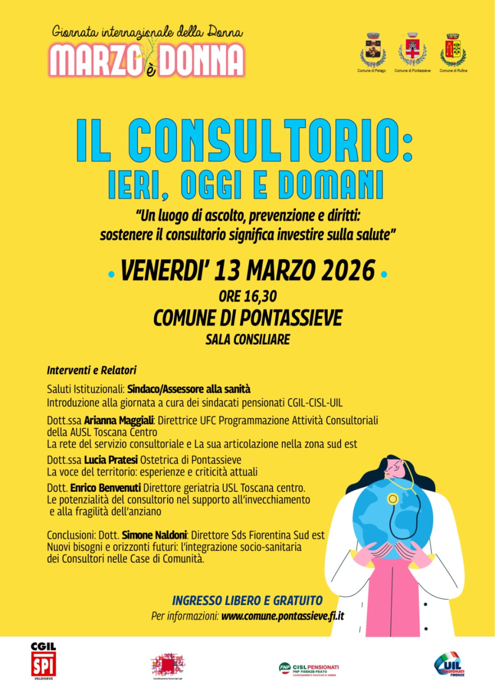 Marzo è Donna Il Consultorio: Ieri, Oggi, Domani