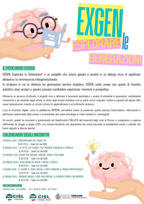 EXGEN Esplorare le generazioni