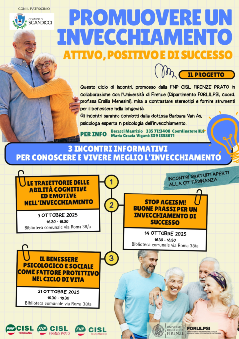 PROMUOVERE UN'INVECCHIAMENTO ATTIVO, POSITIVO E DI SUCCESSO
